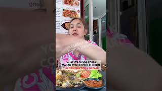 Lahapnya Bunda Corla Makan Ayam Geprek di Berlin #corla