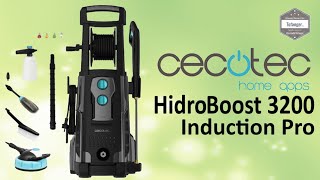 CECOTEC HidroBoost 3200 Induction PRO - Brushless High Pressure Washer \u0026 accessories - Unboxing