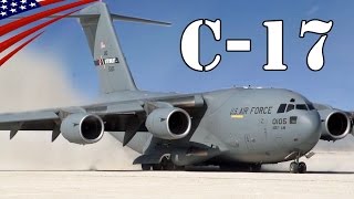 C-17グローブマスターIII輸送機 不整地滑走路での離着陸