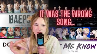 Reacting to BTS | Baepsae +, Performance, Let Me Know, Don't Leave Me