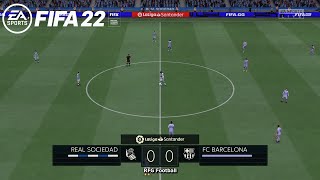FIFA 22 Real Sociedad vs Barcelona - La Liga Santander 2022 Gameplay PC GTX 1050