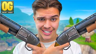 Faire TOP 1 UNIQUEMENT avec le DOUBLE POMPE ! (Fortnite OG)