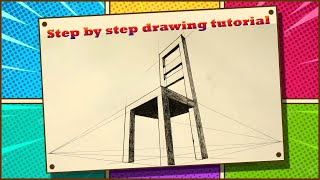 Mastering Three Point Perspective: Chair Drawing Tutorial