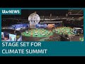 Greta Thunberg surrounded by climate change activists at protest ahead of COP26 summit | ITV News