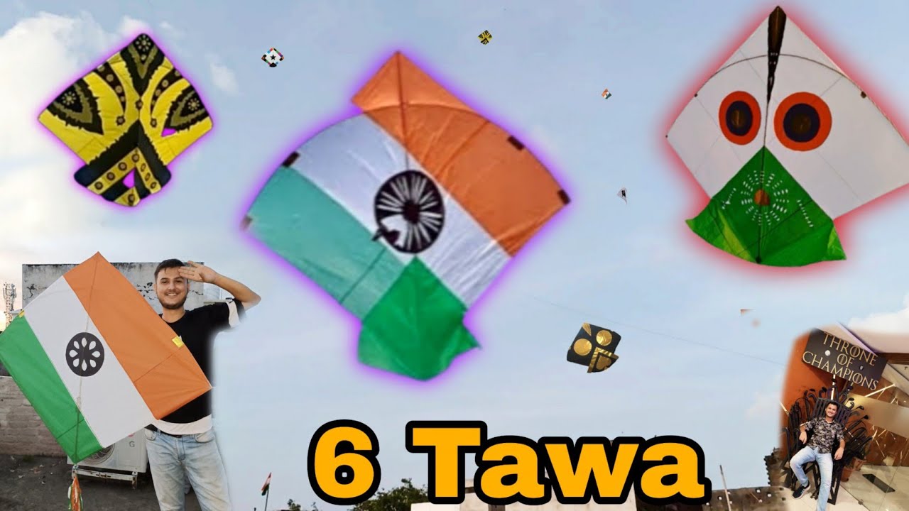 6 Tawa Biggest Kite Flying In Jammu 2023🔥( Rakshabandhan Kite Festival ...