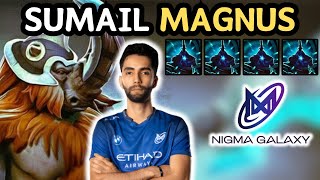 🔥 NGX.Sumail MAGNUS Midlane Gameplay 7.37e 🔥 Shiva Build From Sumail - Dota 2