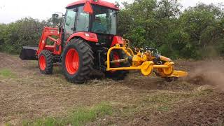 Calderoni FPF 116 In-row Tiller at Delgado's Citrus Farm from Butler Equipment Inc.