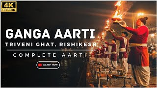 Ganga Aarti Triveni Ghat Rishikesh - India's Most Beautiful Aarti