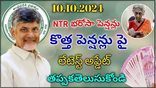 NTR భరోసా కొత్త పెన్షన్లు మంజూరుపై లేటెస్ట్ అప్డేట్|NTR BAROSA PENSIONS