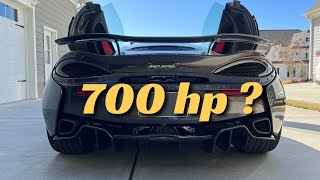 New Downpipes, Tune and Rear Wing on My McLaren [Vlog 35]