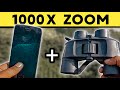 Smartphone + Binoculars = 1000X Zoom ! खुरापाती Experiment 🤣🤣