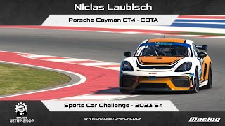 iRacing - 23S4 - Porsche Cayman GT4 - Sports Car Challenge - COTA - Nic