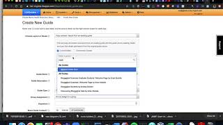 create new guide in libguides