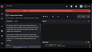 Codewars | Categorize New Member | Python 7 kyu
