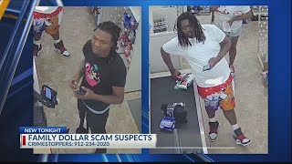 Can you ID these Family Dollar scam suspects?