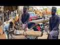 Excavator Machine chisels sharpened  complete process || Amazing skills ||