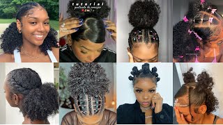 💖😍~Cute hairstyles on curly hair // hairstyles compilation 🦋✨