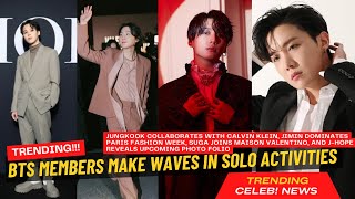 BTS Members Make Waves in Solo Activities: Jungkook, Jimin, Suga, J Hope