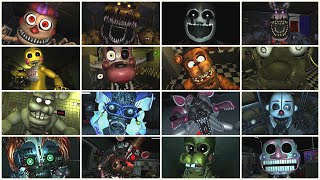 The Glitched Attraction (FNaF Fan-Game) All Jumpscares