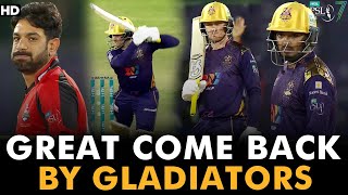 Great Come Back By Gladiators | Quetta Gladiators vs Lahore Qalandars | Match 15 | HBL PSL 7 | ML2G