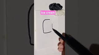 How to draw ice cream,🍦🍧 ice cream drawing easy, YouTube shorts, #easydrawing #tranding