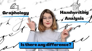 I bet you don't know the difference between Graphology and Handwriting Analysis...
