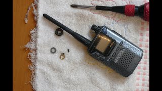 kenwood  TH-K7 電源入らず　ジャンク修理してみました。