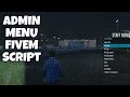 admin menu fivem script | FiveM Scripting | FiveM Shop | GTA V