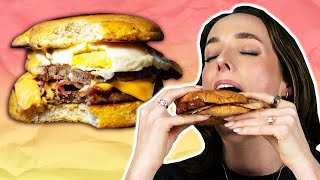 Irish People Try REAL Breakfast Sandwiches