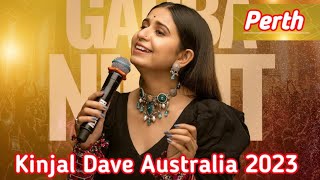 Kinjal Dave | Perth | 🔴Live | Kinjal dave Australia program | Kinjal Dave live program 2024 | Garba