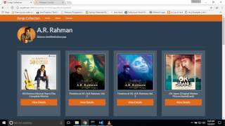 Music Application Using Angular2