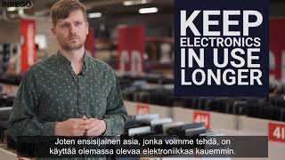 Elektroniikkajätteen vähentäminen laitteiden uudelleenkäytön avulla