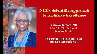 What is NIH's Scientific Approach to Inclusive Excellence