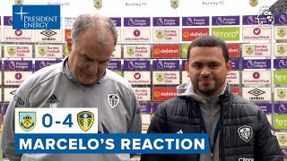 “The goals are all beautiful” | Marcelo Bielsa reaction | Burnley 0-4 Leeds United