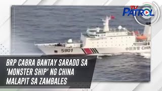 BRP Cabra bantay sarado sa 'monster ship' ng China malapit sa Zambales