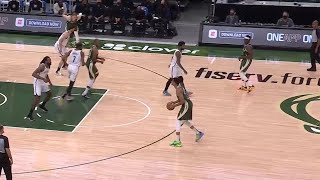 Nets daring Giannis to shoot threes and he nails it🤭