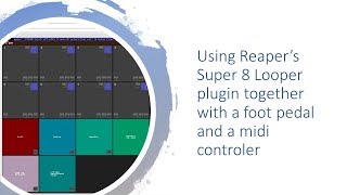 Super8 Midi Controller for Reaper DAW