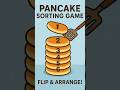 pancake sorting game algorithm in python | python sorting explained #shorts #coding #codeflow