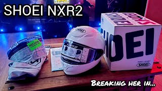 Shoei NXR2 - Breaking in period