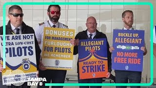 Allegiant Airlines pilots get ready for potential strike at Sarasota-Bradenton International Airport