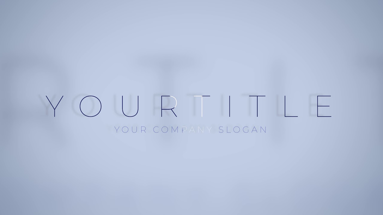 Modern Minimalist Intro Youtube