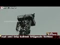 youngster climbs atop cell phone tower u0026 protest in thiruvallur