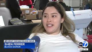 ABC 7 Chicago: Great Chicago Blood Drive Day 1 Wrap Up