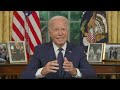 president biden addresses the nation after attempted assassination of donald trump