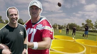 Philip Rivers & Chargers vs. Drew Brees & Saints 2018 QB Accuracy Challenge