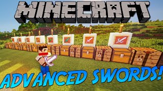 ADVANCED SWORDS MOD! | Minecraft Mod Showcase!