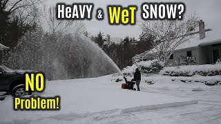 END of Driveway | Custom HSS HDPE Chute Deflector Snowblower MOD | Honda HSS1332ATD