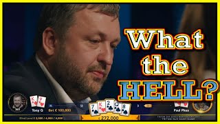Poker Breakdown: Tony G is Back! And WHAT THE HELL is He Doing?