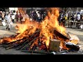 2012 1 14 どんど祭り（吉備津彦神社）