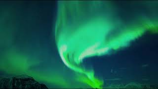 [10 Hours] Green Northern Lights Aurora Borealis #2 - Video \u0026 Original Sound [1080HD] SlowTV